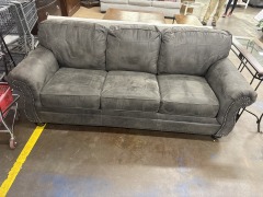 Grey Couch Nailhead Trim