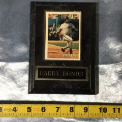 Barry Bonds San Francisco Giants Vintage Baseball Sports Plaque