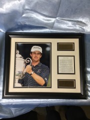 David Toms 2001 PGA Champion Framed Photo Plaque Golf Gift Louisiana Golfer