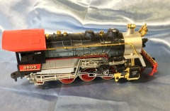 New Bright Union Pacific G-Scale Steam Train Set \u2013 Caboose, Cars, Coal, Engine, Rio Grande Station, tracks