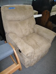 Electric Suede Recliner