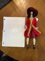 Vintage c. 1991 Captain Hook Figure
