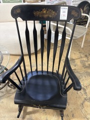 Brent Bros Black Wood Rocker