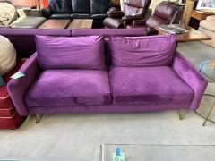 Purple Sofa