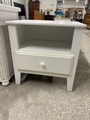 Regular Size White Nightstand