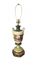 Vintage Capodimonte-style table lamp