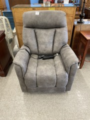 Gray Electric Recliner