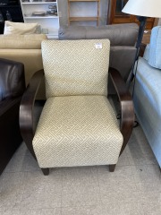 Celery Geometric Armchair