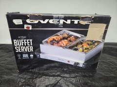 Electric 2-Tray Buffet Server and Food Warmer