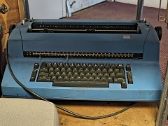 IBM Type writer blue