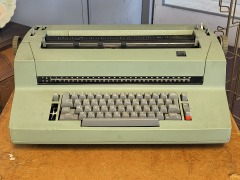 IBM Type writer green