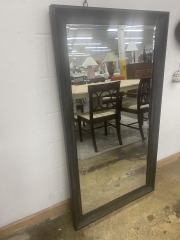 Modern Black Frame Mirror (29\