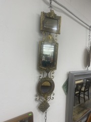 3 pc. Metal Patinaed Mirror (8\