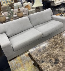 Brutalist Grey Deep Seat Couch