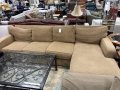 Ethan Allen Light Brown Sectional