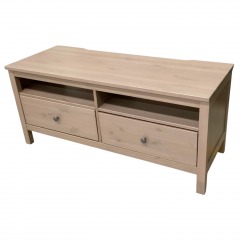Gray 2 Drawer TV Stand
