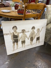 Boys At the Beach Original Painting
