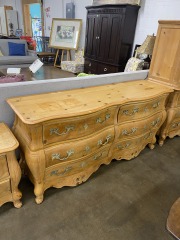 Pulaski French Country Style Wood Long Dresser