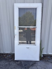 White Storm Door 35 1\/2\