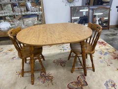 Artistic Dining Table & 2 Chairs