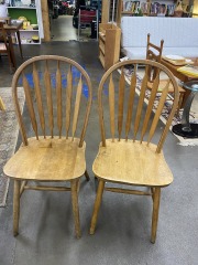 Good Farmhouse Wood Dining Chair (each)