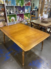Dainty Vintage Solid Wood Dining Table