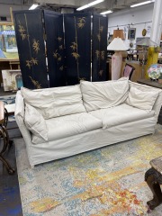 IKEA Backsalen Tan Couch