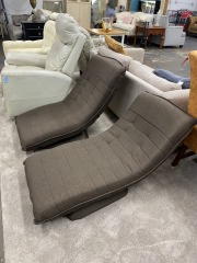 Brown Low Swivel Game Chair (Each)