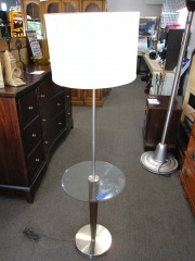 Modern Lamp Beveled Glass Table
