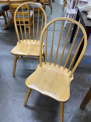 Light Wood Farmhouse Dining Chair (Each)
