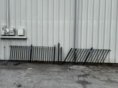 Black Outdoor Stair Porch Railing