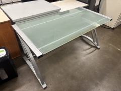 Glass Top Desk