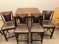 Online: D-Counter Dining Table w\/4 Chairs
