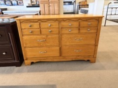Online: D-Wooden Dresser 6 drawers