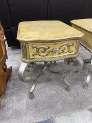Bernhardt French Style One Drawer Side Table (Each)