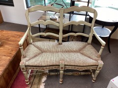 Wicker Bench