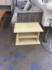 Light Wood Look Side Table