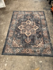 5x7 Maple Blue Rug