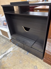 Black TV Stand