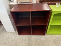 Small Brown Cubbie Unit