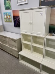 White  3 pc. Cubbie Set