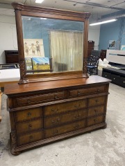 Casablanca 11 Drawer Dresser with Mirror