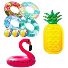 3741 BLK2 | Pool Floats & Pool Ring Bundle