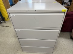 4 DRAWER LATERAL FILE CABINET