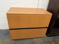 Wood Look 2 Drawer Lateral Filing Cabinet (Each)