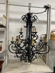 Gothic Crystal Candlestick Chandelier (Each)