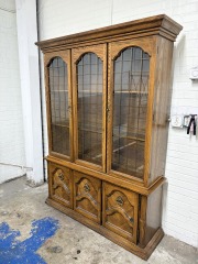Vintage Pirate Style China Cabinet