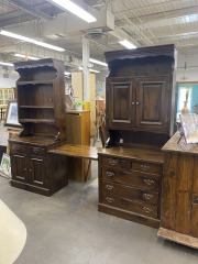 The Beast Vermont Pine Wall Cabinet Unit