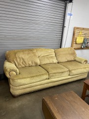 Gold Studded Comfy Couch