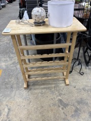 OAK WINE RACK